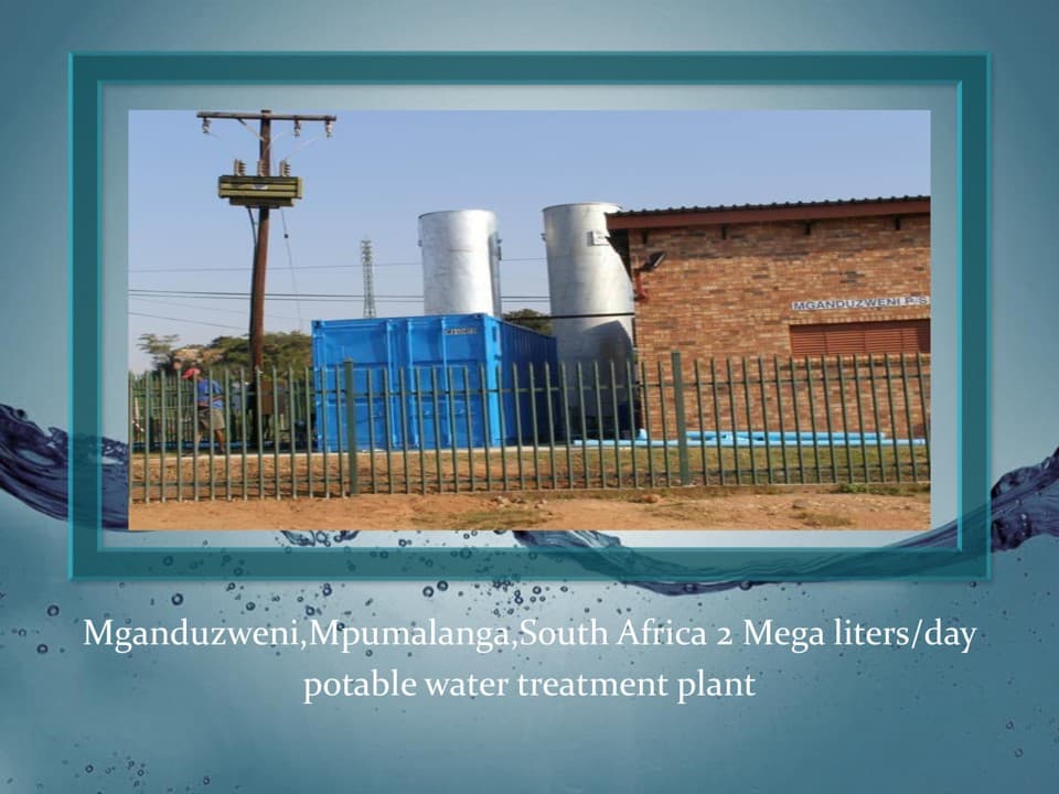Mganduzweni, South Africa - Potable Water Treatment