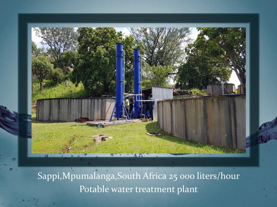 CCWT water treatment plant at Sappi, South Africa